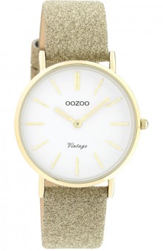 OOZOO Vintage Gold Leather Strap C20156