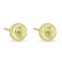 Σκουλαρίκια Χρυσά Mπίλιες 14 Καράτια oro2919