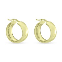 Σκουλαρίκια Κρίκοι Χρυσά 14 Καράτια oro2912