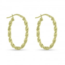 Σκουλαρίκια Κρίκοι Χρυσά 14 Καράτια oro2910