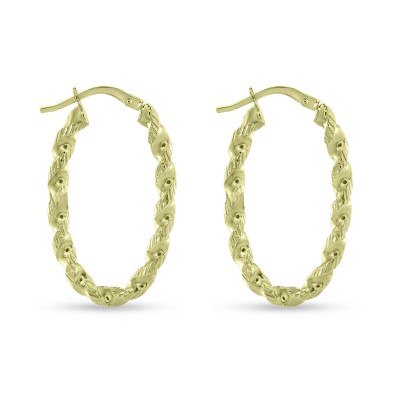 Σκουλαρίκια Κρίκοι Χρυσά 14 Καράτια oro2910