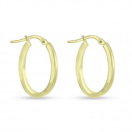 Σκουλαρίκια Κρίκοι Χρυσά 14 Καράτια oro2909 