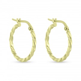 Κρίκοι Σκουλαρίκια Χρυσά 9 Καράτια oro2900