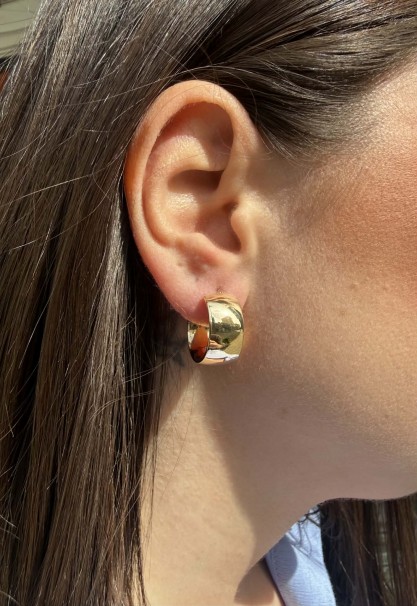 Σκουλαρίκια Κρίκοι Χρυσά 14 Καράτια oro2912 