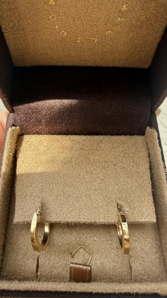 Σκουλαρίκια Κρίκοι Χρυσά 14 Καράτια oro2902 