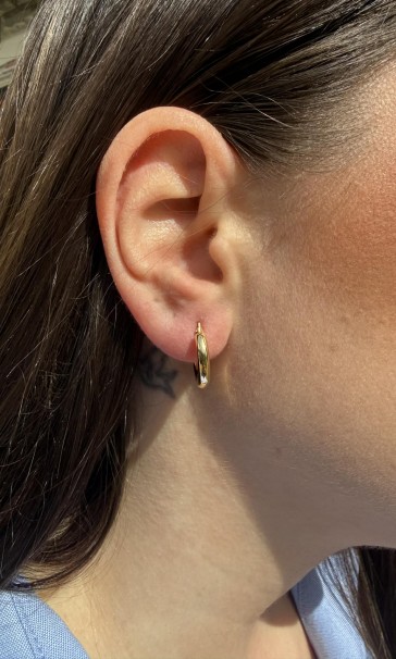 Σκουλαρίκια Κρίκοι Χρυσά 14 Καράτια oro2906 