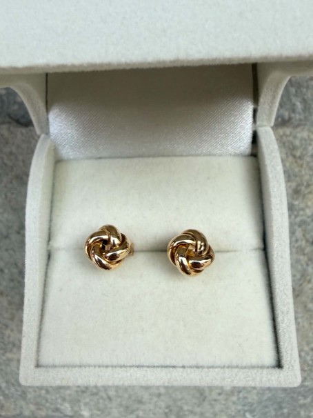 Σκουλαρίκια Χρυσά Κόμποι 14 Καράτια oro2935 