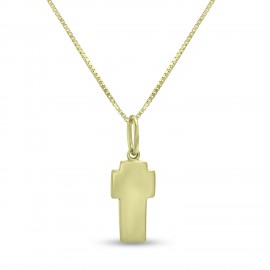 Σταυρός Με Αλυσίδα,Χρυσός,14 Καράτια oro2845