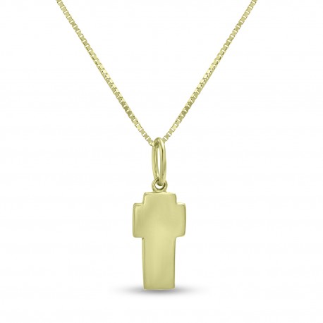 Σταυρός Με Αλυσίδα,Χρυσός,14 Καράτια oro2845 