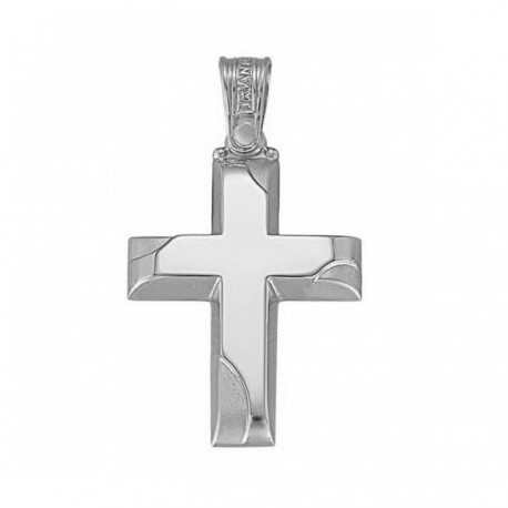 Σταυρός Triantos Λευκόχρυσος 14 Καράτια Χωρίς Αλυσίδα 1.2.1193 