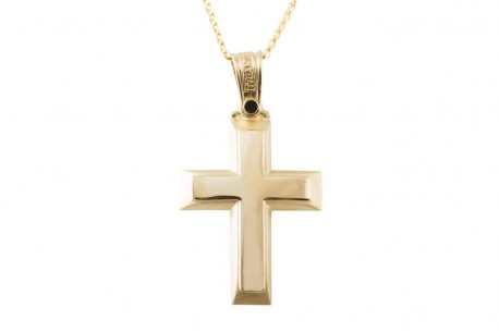 Σταυρός Triantos Χρυσός 14 Καράτια Χωρίς Αλυσίδα oro370 