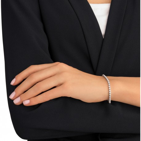 SWAROVSKI EMILY Βραχιόλι, επιπλατινωμένο με λευκές πέτρες 1808960 SWAROVSKI EMILY Βραχιόλι, επιπλατινωμένο με λευκές πέτρες 1808960