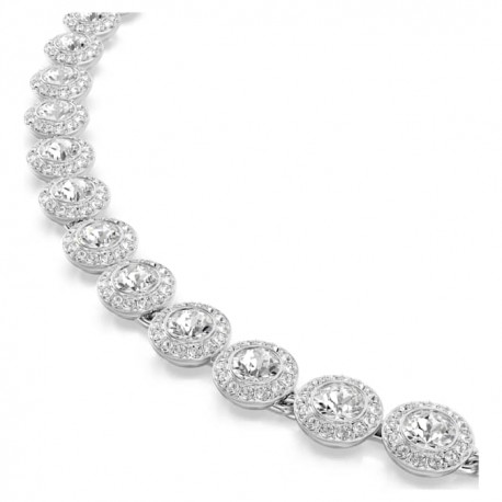Swarovski Σετ Una Angelic Σετ (3), Στρογγυλή κοπή, Λευκό, Επιμετάλλωση ροδίου 5367853 
