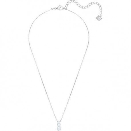 Swarovski Attract Trilogy Κολιέ, Επιπλατινωμένο Με Κρύσταλλα 5414970 