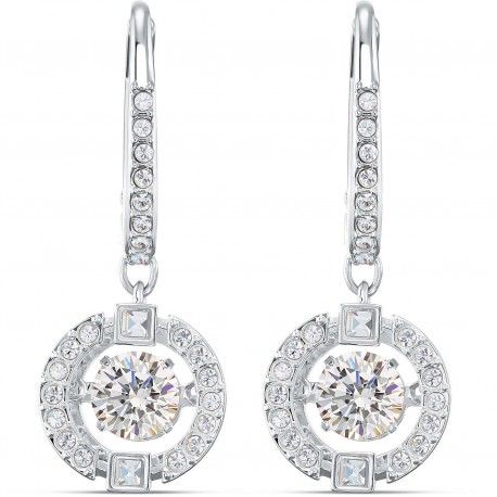 Swarovski Sparkling Dance Σκουλαρίκια, Επιπλατινωμένα Με Κρύσταλλα 5504652 