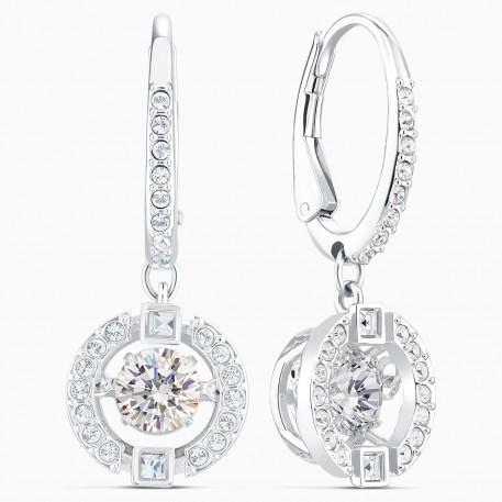 Swarovski Sparkling Dance Σκουλαρίκια, Επιπλατινωμένα Με Κρύσταλλα 5504652 