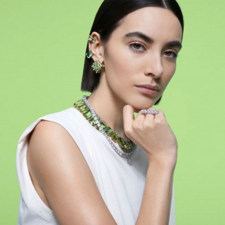 Swarovski Millenia Square Zirconia Κολιέ,Επιπλατινωμένο Με Κρύσταλλα 5599177 