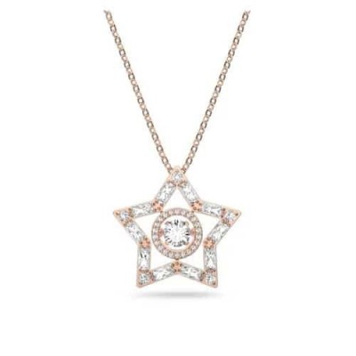 Swarovski Stella Κολιέ, Επιροδιωμένο Με Κρύσταλλα 5617766