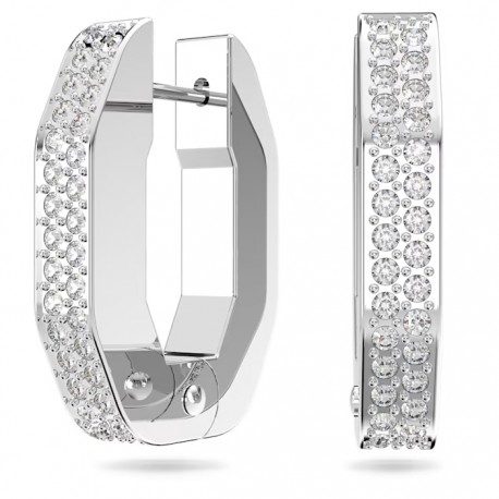 Swarovski Σκουλαρίκια Dextera, Λευκά, Επιμετάλλωση ροδίου 5618307  