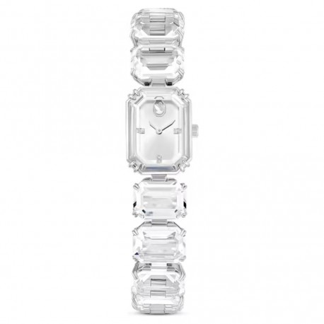 Swarovski Millenia Ρολόι Βραχιόλι οκταγωνικής κοπής, Λευκό, Ανοξείδωτο ατσάλι 5729182 