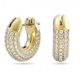 Swarovski Dextera Hoop Σκουλαρίκια, Επιχρυσωμένα Με Κρύσταλλα 5636530