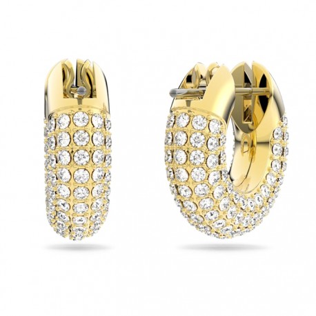 Swarovski Dextera Hoop Σκουλαρίκια, Επιχρυσωμένα Με Κρύσταλλα 5636530 