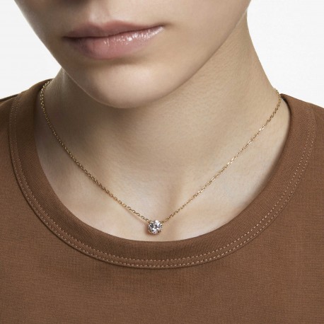 Swarovski Μενταγιόν Constella, Λευκό, Επιμετάλλωση σε χρυσαφί τόνο 5636703 