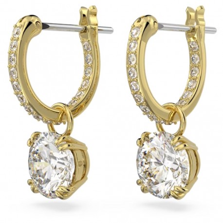 Swarovski Constella Σκουλαρίκια, Λευκά, Επιμετάλλωση σε χρυσαφί τόνο 5638802 