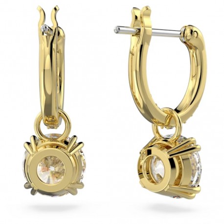 Swarovski Constella Σκουλαρίκια, Λευκά, Επιμετάλλωση σε χρυσαφί τόνο 5638802 