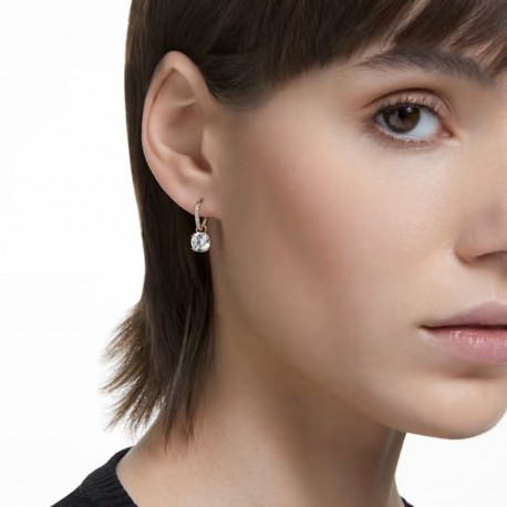 Swarovski Constella Σκουλαρίκια, Λευκά, Επιμετάλλωση σε χρυσαφί τόνο 5638802 