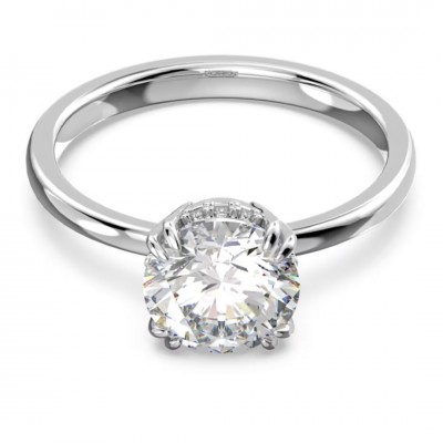 Swarovski Δαχτυλίδι κοκτέιλ Stilla, Λευκό, Επιμετάλλωση ροδίου 5642637