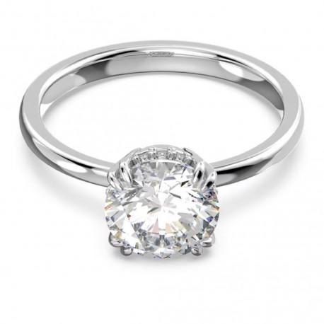 Swarovski Δαχτυλίδι κοκτέιλ Stilla, Λευκό, Επιμετάλλωση ροδίου 5642637 