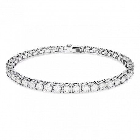 Swarovski Βραχιόλι Matrix Tennis, Επιμετάλλωση ροδίου με κρύσταλλα 5648936 