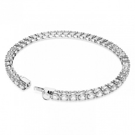 Swarovski Βραχιόλι Matrix Tennis, Επιμετάλλωση ροδίου με κρύσταλλα 5648936 