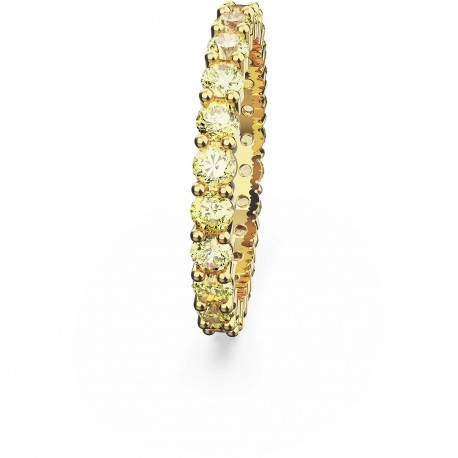 Swarovski Δαχτυλίδι Matrix, Κίτρινο, Επιμετάλλωση σε χρυσαφί τόνo 5658663 
