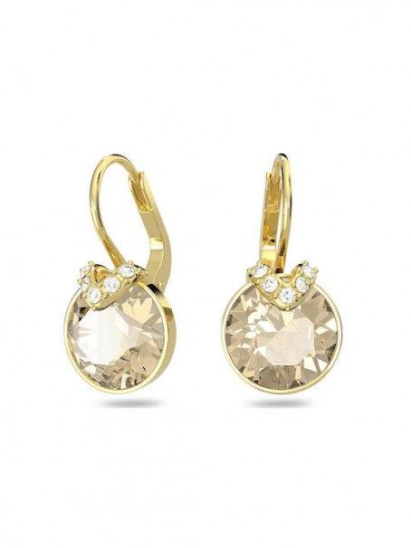 Swarovski Σκουλαρίκια-σταγόνα Bella V, Χρυσαφί τόνος, Επιμετάλλωση σε χρυσαφί τόνο 5662093 