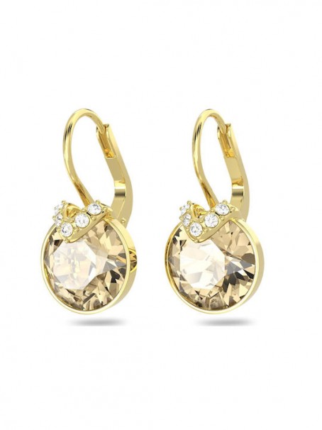 Swarovski Σκουλαρίκια-σταγόνα Bella V, Χρυσαφί τόνος, Επιμετάλλωση σε χρυσαφί τόνο 5662093 