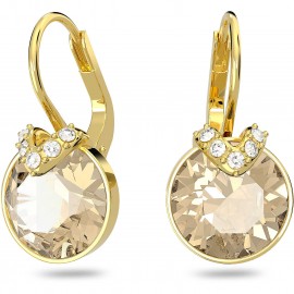 Swarovski Σκουλαρίκια-σταγόνα Bella V, Χρυσαφί τόνος, Επιμετάλλωση σε χρυσαφί τόνο 5662093