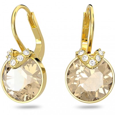Swarovski Σκουλαρίκια-σταγόνα Bella V, Χρυσαφί τόνος, Επιμετάλλωση σε χρυσαφί τόνο 5662093