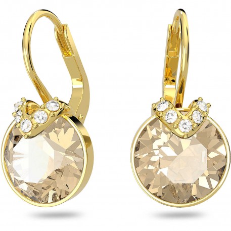 Swarovski Σκουλαρίκια-σταγόνα Bella V, Χρυσαφί τόνος, Επιμετάλλωση σε χρυσαφί τόνο 5662093 