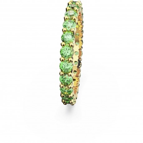 Swarovski Δαχτυλίδι Matrix, Πράσινο, Επιμετάλλωση σε χρυσαφί τόνo 5658658 