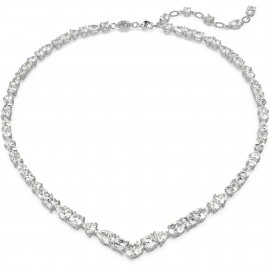 Swarovski Mesmera Κολιέ, Λευκό, Επιμετάλλωση ροδίου 5665242