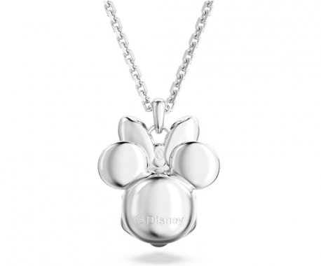 Swarovski Disney Minnie Mouse Κολιέ Λευκό, Επιμετάλλωση ροδίου 5667612 