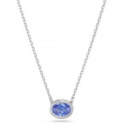 Swarovski Constella Κολιέ Οβάλ, Μπλε, Επιμετάλλωση ροδίου 5671809
