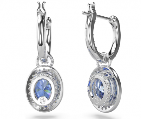 Swarovski Constella Σκουλαρίκια, Μπλε, Επιμετάλλωση ροδίου 5671817 