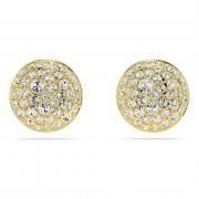 Swarovski Σκουλαρίκια Meteora Λευκά, Επιμετάλλωση σε χρυσαφί τόνο 5683444