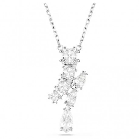 Swarovski Μενταγιόν Matrix, Λευκό, Επιμετάλλωση ροδίου 5700420 