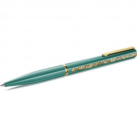 SWAROVSKI Στυλό Crystal Shimmer Glide Πράσινο, Πράσινο λακαρισμένο, επιμετάλλωση σε χρυσό τόνο 5707708