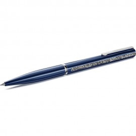 SWAROVSKI Στυλό Crystal Shimmer Glide Μπλε, Μπλε λακαρισμένο, επιμετάλλωση χρωμίου 5707709 
