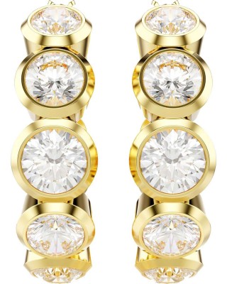 Swarovski Σκουλαρίκια Κρίκοι Imber, Λευκά, Επιμετάλλωση σε χρυσαφί τόνο 5711483 Swarovski Σκουλαρίκια Κρίκοι Imber, Λευκά, Επιμετάλλωση σε χρυσαφί τόνο 5711483